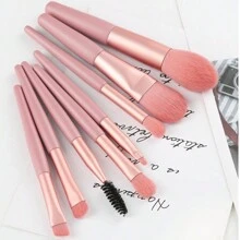 Today's Special Offer, Best Seller, 8pcs Makeup Brush Set, Includes Eyeshadow, Powder, Portable Makeup Brush Kit, Makeup Tool Set, Suitable For Ladies And Girls, Convenient For Travel And Business Trip