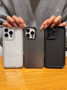 3 件透明电镀黑竹简约别致设计柔软 TPU 保护手机壳 - 送给女朋友、男朋友、女孩、女人、男孩、男人、丈夫、妻子、朋友或您自己的完美礼物 - 兼容 iPhone7/8/X/XS/XR/11/12/13/14/15 Plus Pro Max 防水防震防摔防刮