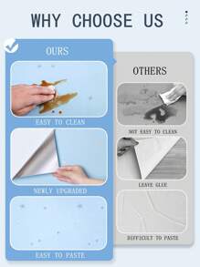 1 Roll Of Skin-Feeling Self-Adhesive Wallpaper, The Bedroom Or Living Room Is In Solid Color And Thickened Nordic Style, Suitable For Seamless Splicing Throughout The House - Multicolor - View 6