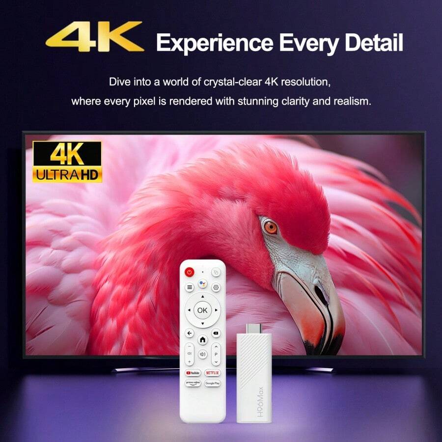 H96 Max H313 Smart TV Stick Allwinner H313 Android 14.0 RAM 2GB ROM 8GB ...
