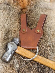 1pc PU Leather Holder Suitable For Medieval Belt Renaissance Viking Faire LARP Cosplay Prop - Multicolor - View 7