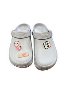 Soft Comfortable Lightweight Nursing Slipper - trắng - Xem 2
