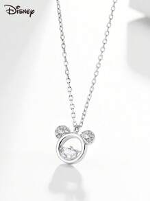 1 Piece Necklace, Cute And Fashionable, Zirconia Pendant Clavicle Chain, Women Girls Daily Wear Jewelry Fashion, Autumn Fashion, Casual, Retro, Old Style, Simple, Simple Custom, Personalized, Unique Ideal Gift For Girlfriend, Mother, Family, Friends, Daughter, Her, Grandparents, Suitable For Anniversary, Birthday, Daily Wear, Prom, Mother's Day, Valentine's Day, Graduation Ceremony, Wedding, Valentine's Day Gift