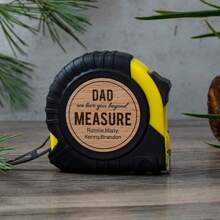 1 Pc,Custom Wooden Tape Measure For Him,Perfect Personalized Gift For Father's Day,Engraved Tape Measure For Birthday Gift,Ideal Gift For DIYers,Gift For Husband, Woodworker Gift, Carpenter Gift,Gift For Dad - Multicolor - View 4