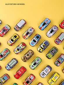 一套合金车模收藏盒系列玩具，男女皆宜，批发赛车、铁皮车、拉力赛车、微型车套装。课堂奖励、创意小礼物、节日装饰、生日派对用品（款式随机）、返校礼物