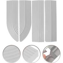 Gummi-Rollstuhlrampe, für Xiao Mi Mijia IRobot Eufy Ecovacs Roborock Staubsaugerroboter Schwellenrampe, geeignet für jede Staubsaugerroboter Schwellenrampe, Innen-Schwellenrampe, Gummi-Schwellenrampe, gepolsterte Heim-Schwellenrampe, Gummi-Kletterauflage, Stufenrampe zum Klettern, Türschwellenplatte, Kehrmaschine Schwellenrampe, Staubsauger Türschwelle.