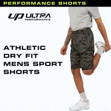 Mens 5 Pack Athletic Running Shorts, Basketball Gym Workout Shorts For Men With Zippered Pockets - 黑白,黑,白,白,綠迷彩 - 查看 3