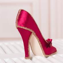 Jewelry Display Stand High Heeled Shoes Shaped Multi-Level Jewelry Holder Display For Earring, Bracelet, Ring - Màu Đỏ Sâu - Xem 5