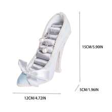 Jewelry Display Stand High Heeled Shoes Shaped Multi-Level Jewelry Holder Display For Earring, Bracelet, Ring - Bạc - Xem 9