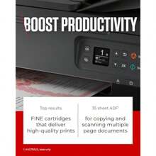 Canon PIXMA TS7450i All-In-One Printer Wi-Fi Auto Document Feeder Creat Media Printing Home Office Ideal - Black1 - View 3