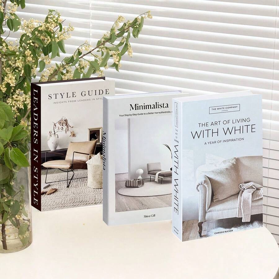 1pc Foldable Fake Book Decor, Realistic Looking Book For Cafe, Hotel, Living Room Decoration