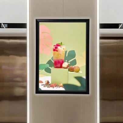  Rainaut 33X24inch LED Movie Poster Frame Slim Snap Aluminum Alloy LED Light Box For Poster Advertising Menu/Business Signs Menu Display