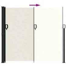 Side Awning Extendable Cream 180x600 Cm