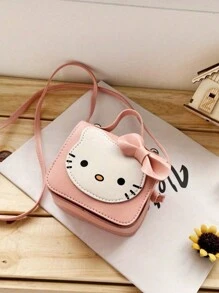 Sanrio 1pc Sanrio Hello Kitty Bestselling Multi-Function Handbag, Shoulder Bag, Cute Cartoon Crossbody Bag, Mini Backpack, Storage Pouch, Birthday Gift