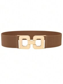 Große Größen 1 Stück modischer, eleganter und einfacher dekorativer Gürtel für Damen, marineblau, braun, khaki, Damen Gürtel für Lässig, Boho, süß, sexy, elegant, elastischer Bund für Valentinstag, Reise, Urlaub, Party, Alltag, Vielseitiger Gürtel für Sommer, Schule, Herbst, Halloween