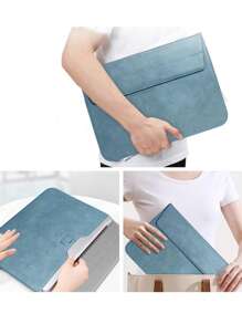 SENLASI 13 14 英寸笔记本电脑内胆包 皮革保护套和配件包 2 合 1 笔记本电脑支架 + 笔记本电脑内胆包 笔记本电脑保护套 桌面支架 桌面支架 便携式笔记本电脑支架，教室笔记本电脑包 教室包 教师储物袋 教室收纳袋 电脑包 电脑包 笔记本电脑保护套 iPad 包 学校 Mac Book 笔记本电脑包 女士 大学 冬季假期