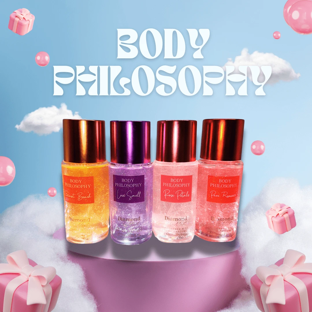 Perfume Body Philosophy Body Mist Set 4 Perfumes Mujer - Fresco - Ver 1