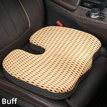 1pc/2pcs Mesh Car Booster Seat Cushion, Innovative Honeycomb Wedge Memory Foam Seat Pad, Enhanced Breathability And Support, Car Cushion For Relieving Buttock Pain, Suitable For Car, RV, Office Chair, Sofa