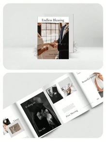 1Set European And American Magazine Albums, Ins Style Photo Props, 24-Page Poster Photo Props, Model Photography Background Paper, Nordic Ins Props