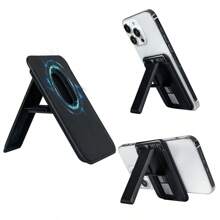 New Dual Row N52 Super Magnetic Mobile Phone Back Sticker ID Compatible With Apple 15 Magnetic Holder Magnetic Card Bag Compatible With Iphone15/14/13/12 Leather Strong Magnetic Folding Black Silver Brown White Card Holder Wallet Business Card Holder Credit Card Holder Women For Women For Men Card Wallet Magsafe Wallet - Multicolor - View 2