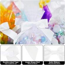 20 件迷你缎带蝴蝶结自粘缎带蝴蝶结可爱小丝带小蝴蝶结用于礼品包装小蝴蝶结小蝴蝶结用于圣诞节工艺品生日派对婚礼装饰