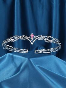 Crown Crystals Tiaras Hair Band Bridal Crowns Women King Headband For Prom Party Wedding Christmas Cosplay,Forehead Headband, Valentine's Day Headband, Hair Accessory, Lover's Confession Gift - Multicolor - View 19