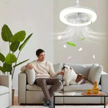 "Ventilador de Techo LED 2 en 1 con Diseño Compacto y Moderno" - Blanco - Ver 6