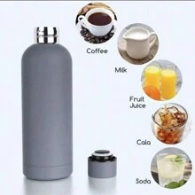 1pc 500ml Custom Name Stainless Steel 304 Insulated Double-Layer Water Bottle, Designed With Hand-Drawn Patterns, Featuring A Modern Design With A Lid, Is Perfect For Personalizing With Your Name. This Elegant Tumbler, Adorned With Beautiful Hand-Drawn Motifs, Is Ideal For Art Enthusiasts