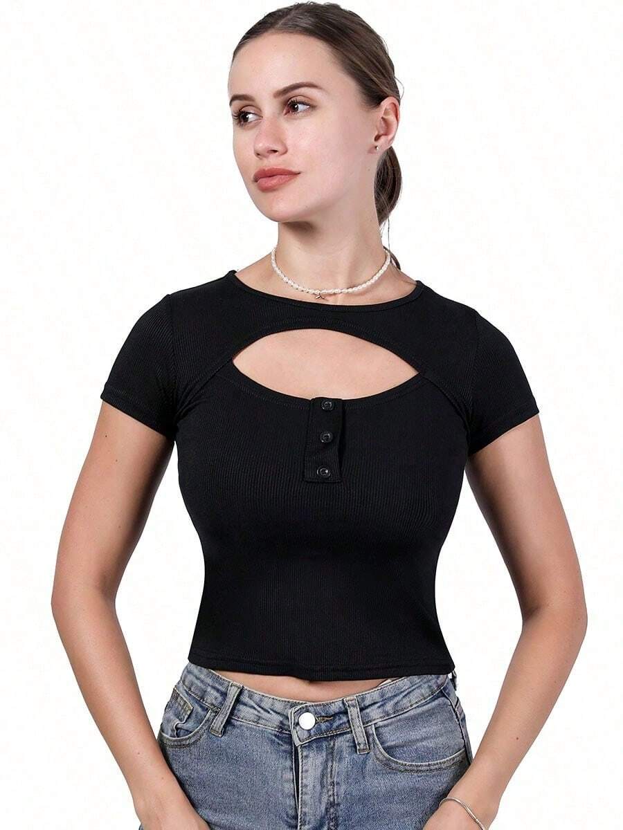 Tops de mujer con pecho abierto