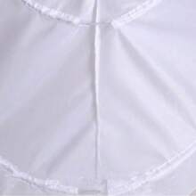 Zug Reifrock neu 2 Ringe Weiß Hochzeitskleid Unterrock Petticoat Halloween