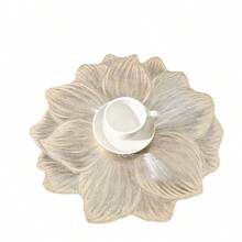 1PC/2pcs/6pcs Lotus Style Table Mat, Table Protection Mat, Anti-Scalding Mat, Decorative Mat, Suitable For Table Protection, Various Banquet Parties, Home Decoration - Lotus - View 11
