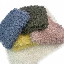 1 pieza Tela de rizos de oveja premium suave de 50 cm x 82 cm, material para el cabello de muñecas de peluche, tela artesanal para ropa DIY