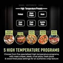 Tower  Pizza Oven 5 High Temp Programs 15 Cooking Functions Turbo Crisper 400C 18L 2000W Grey Come - 18LPizzaOven - View 6