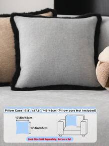 1pc Minimalist Solid Color Chenille Sofa Cover, All Season Universal Anti Slip And Dirt Proof Sofa Protective Cover, Pet-Friendly, Suitable For Bedroom, Office, Living Room, Home Decoration, Fits Various Sofa Types (Armchair, Loveseat, 3-Seater, 4-Seater, Sectional) Couch Cover Sofa Covers Room Decor Living Room Decor - Multicolor - View 24