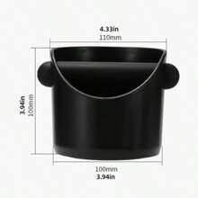 Espresso Grounds Container Coffee Grind Knock Box Cafe Accessories Anti Slip Coffee Grind Dump Bin Household Coffee Tools Back To School