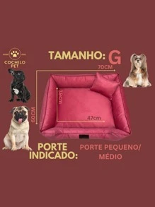 Pet Bed XG 95 Cm X 75 Cm Waterproof Bottom For Large Breeds Velvet Rectangular Dog Bed Size GG 85 Cm X 70 Cm Soft Cloud Pet Bed For Large Dogs Cats Rabbit Suede Washable Bed For Pets Dogs And Cats G 70 Cm X 60 Cm Luxury Pet Bed Suede Bed Comfort 60 X 50 Siliconized Filling And Reinforced Zipper Medium Dogs And Cats Rectangular Velvety Fabric Bed 50 X 40 For Small Dogs Washable Luxury - 鏽棕色 - 查看 9