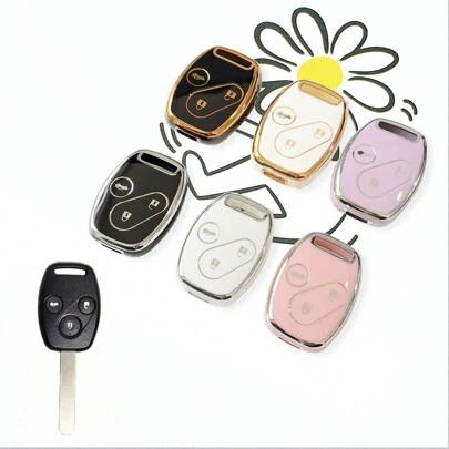 Funda de TPU para control remoto de coche apto para la 8a generación de Accord, Civic, CR-V, Fit y Odyssey, protección suave de TPU, regalo ideal