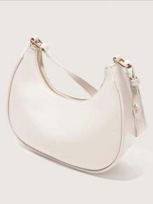 Vrouwen Mini Underarm Baguette Tas, Niche Design Trendy Veelzijdige Handtas