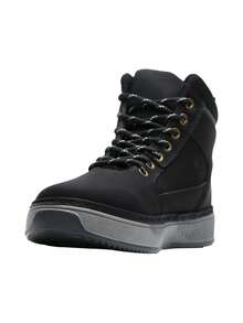 Leather Casual Boot - Black - View 3