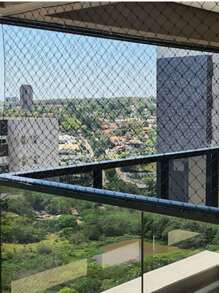 Kit 3.00x1.10 Screens And Protective Nets For Child Safety On Windows And Balconies - 黑色 - 查看 2