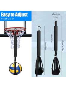 1 pezzo Allenatore per schiacciata pallavolo, sistema di allenamento per allenamento singolo di schiacciata e servizio, accessori per allenamento pallavolo che migliorano la tecnica di battuta, salto, movimento del braccio e potenza di schiacciata