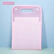 13 carpetas de archivo de bolsillo portátil A4 carta tamaño macaron color acordeado organizador de documentos para el aula Oficina Almacenamiento en casa - Morado G1002E - Ver 11