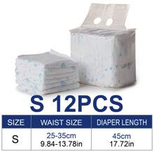 12 片装一次性公狗尿布 - 超吸水宠物尿布，舒适且防漏，非常适合幼犬、老年犬、手术恢复、失禁解决方案 - 藍色 - 查看 8