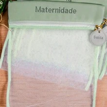 Maternity Organizer Bag Kit 4 And 6 Units. Luxury Nylon - Olive Green - View 2
