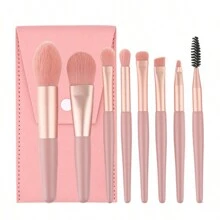 Today's Special Offer, Best Seller, 8pcs Makeup Brush Set, Includes Eyeshadow, Powder, Portable Makeup Brush Kit, Makeup Tool Set, Suitable For Ladies And Girls, Convenient For Travel And Business Trip