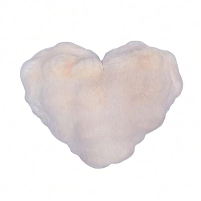 Adorable Plush Heart Shaped Marshmallow Pillow - Perfect Valentine's Day Gift In Yellow, Pink, Multi-Color, And White - 45x50cm