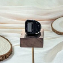 1pc Resettable 5-Digit LCD Electronic Finger Counter With Digital Display, Suitable For Sports, Training, Muslim Prayer Beads, And Tasbih Bracelet Ring Counter, Electronic Manual Button Counter, Compact Portable Finger Ring Counter, Thumb Tally Counter For Learning, Exercise, And Other Counting Activities - Multicolor - View 16