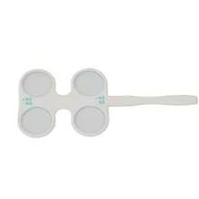 SHZICMY 4 Units Optical Flipper Optometry Plastic Flip Trial Lens Plastic Flipper Ophthalmic Flipper Optical Instruments (4pcs/Set (±0.50, ±1.00, ±1.50, ±2.00)) - White - View 7