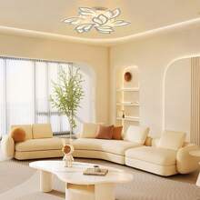 Froadp LED Ceiling Lights Leaf Shape Ceiling Light With Remote Control 2800K-6500K Dimmable Living Room Lamp Energy Saving Ceiling Lighting For Kitchen Bathroom Bedroom