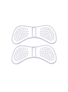 2 pièces Coussinets de talon anti-friction, coussins de talon en silicone invisible, antidérapant et doux, convient aux talons hauts, plates, sandales, chaussures de sport